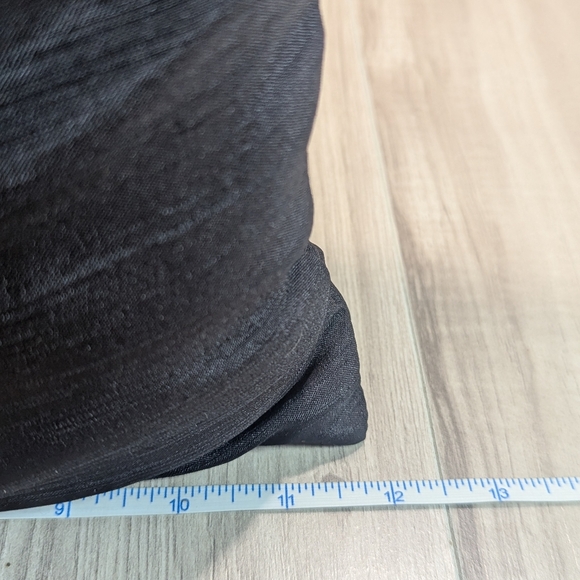 Beachy Capiz Shell Decor Pillows (2) Small Black Silky Vintage SEARS - Picture 8 of 8